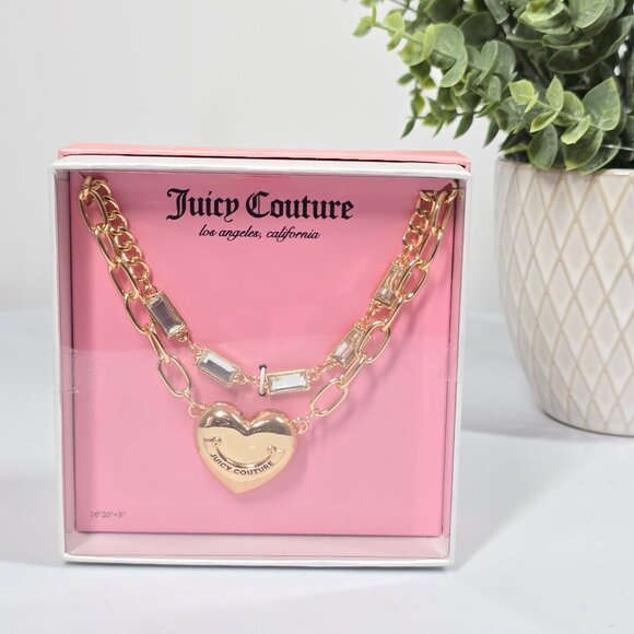 NWT Juicy Couture Heart Necklace - Picture 1 of 4